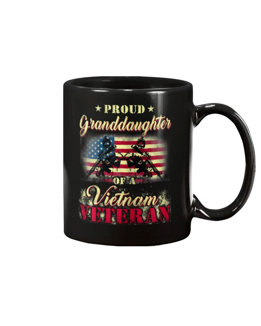 Proud Granddaughter Of A Vietnam Veteran Grandpa Mug - ATMTEE