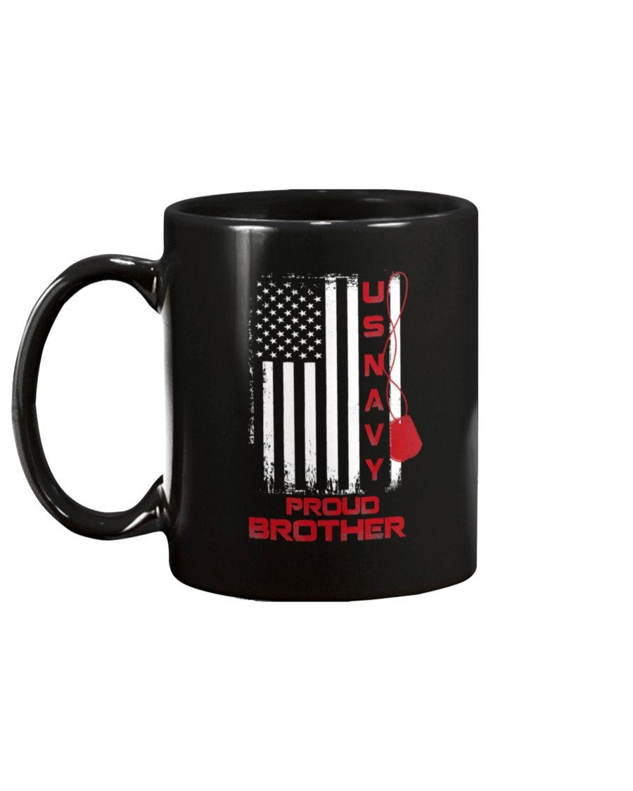 U.S. Navy Proud Brother Mug Veteran Of US Navy Mug - ATMTEE