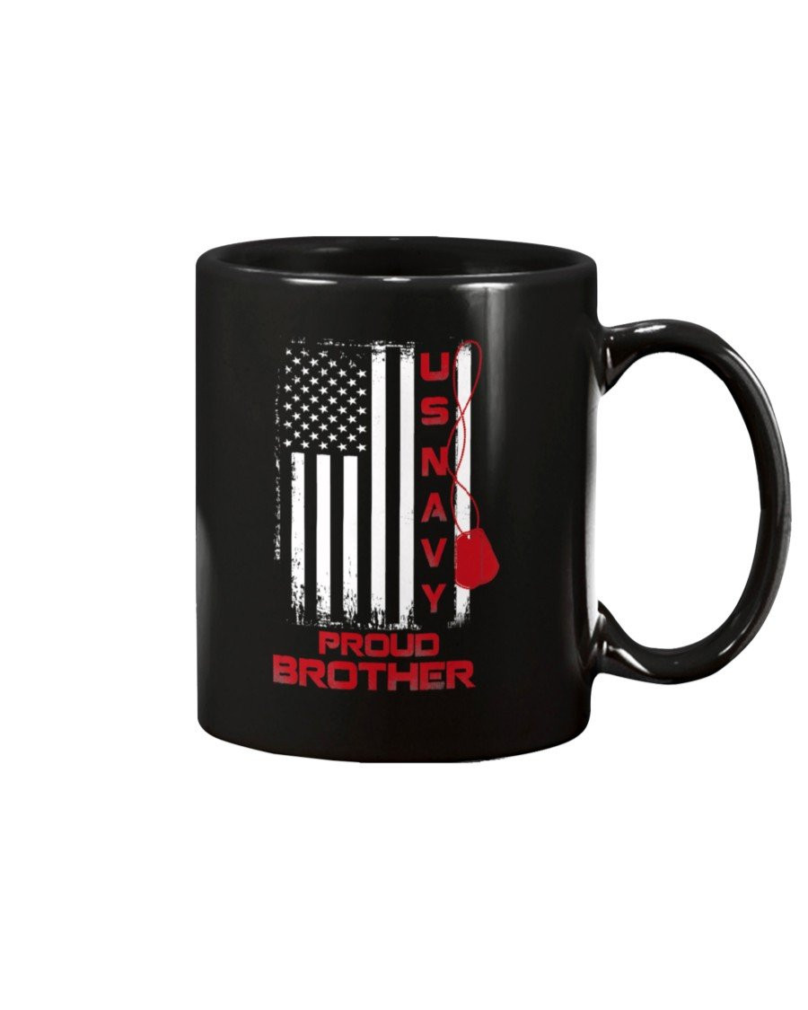 U.S. Navy Proud Brother Mug Veteran Of US Navy Mug - ATMTEE