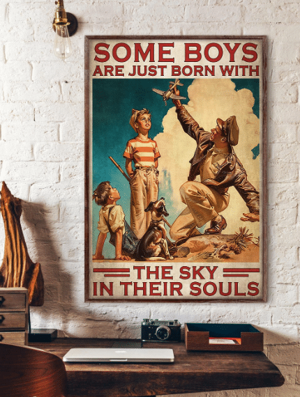 Some Boys Are Just Born With The Sky In Their Souls Matte Canvas - ATMTEE