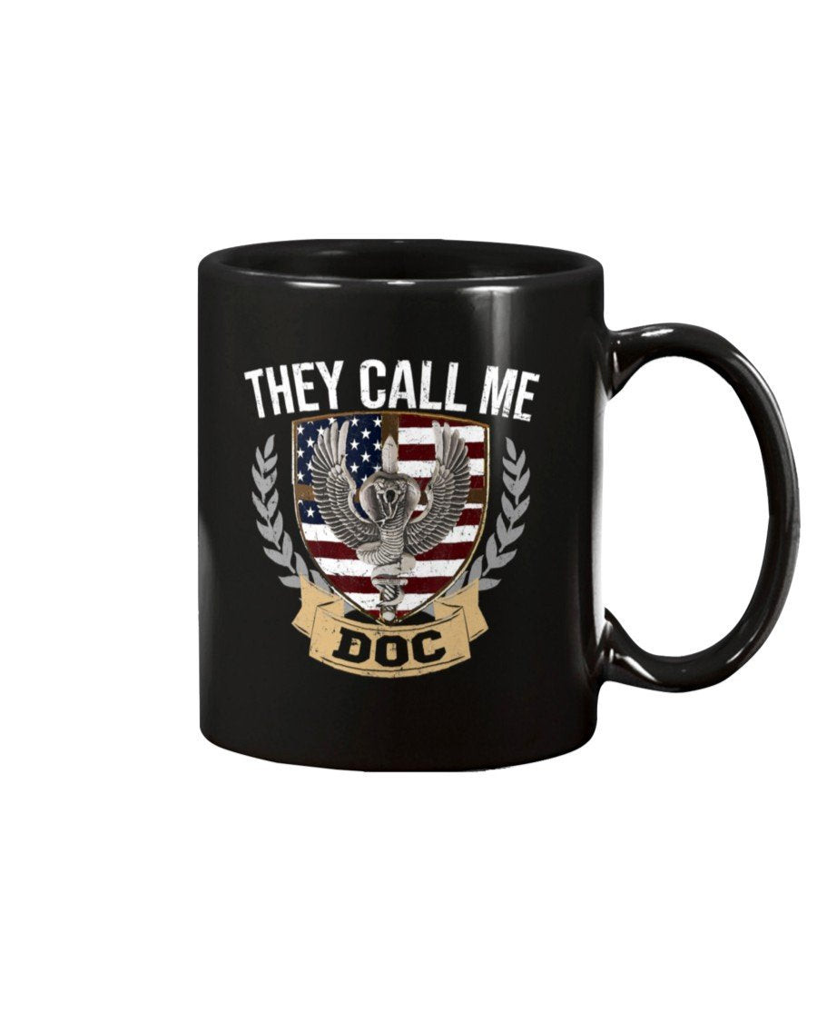 They Call Me DOC, Combat Medic U.S Veteran Gifts Family Mug - ATMTEE