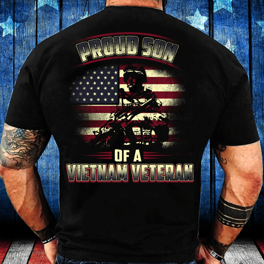 Proud Son Of A Vietnam Veteran T-Shirt - ATMTEE
