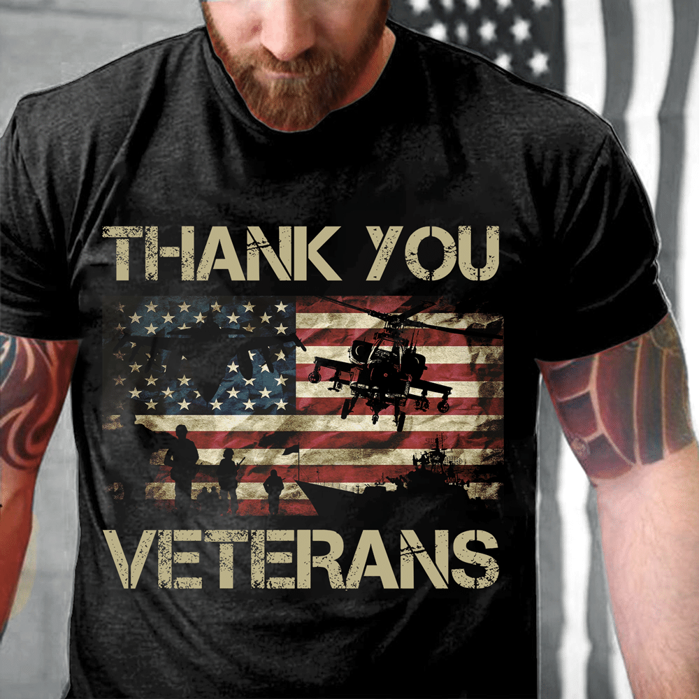 Veterans Shirt Thank You Veteran T-Shirt - ATMTEE