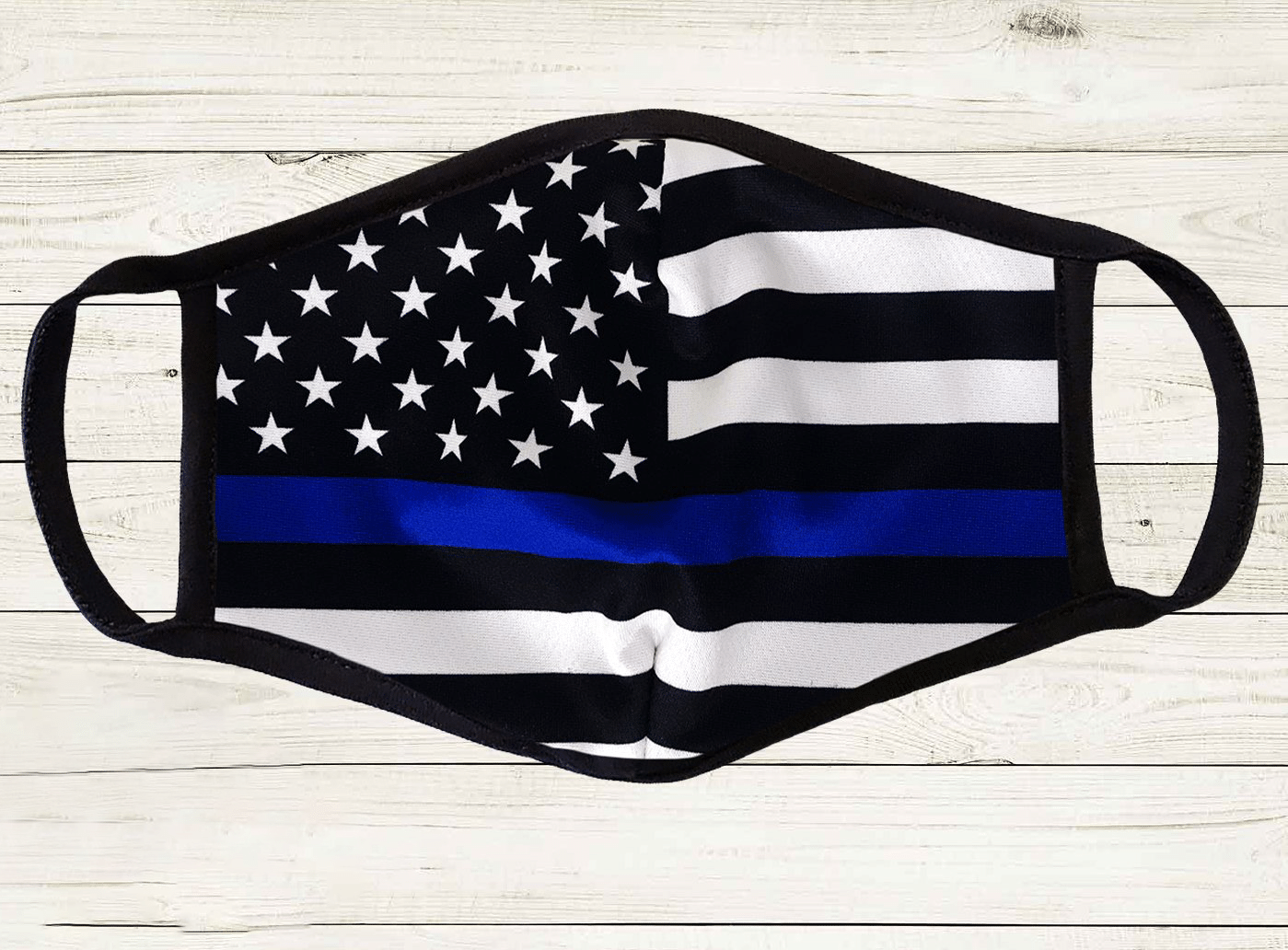 Thin Blue Line Police Face Cover - ATMTEE