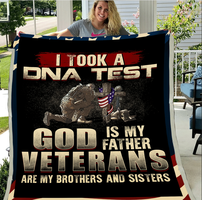 Veteran Blanket - Warrior, Soldier, Blanket For Veteran, Us Veteran, Quotes Blanket, Veteran ATM-USBl20 Fleece Blanket - ATMTEE