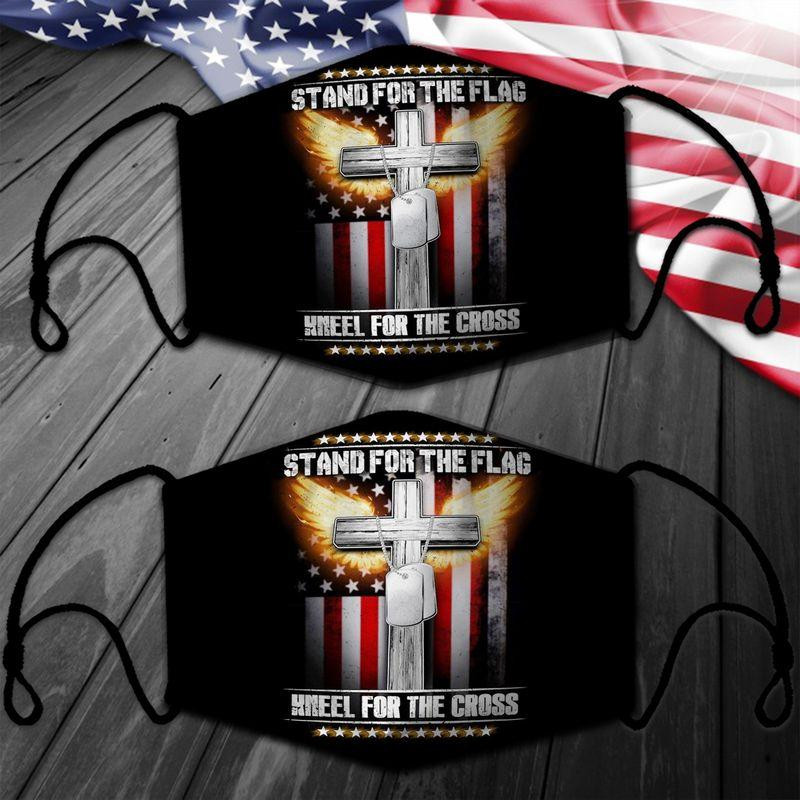 Stand For The Flag Polyblend Cloth Mask - ATMTEE