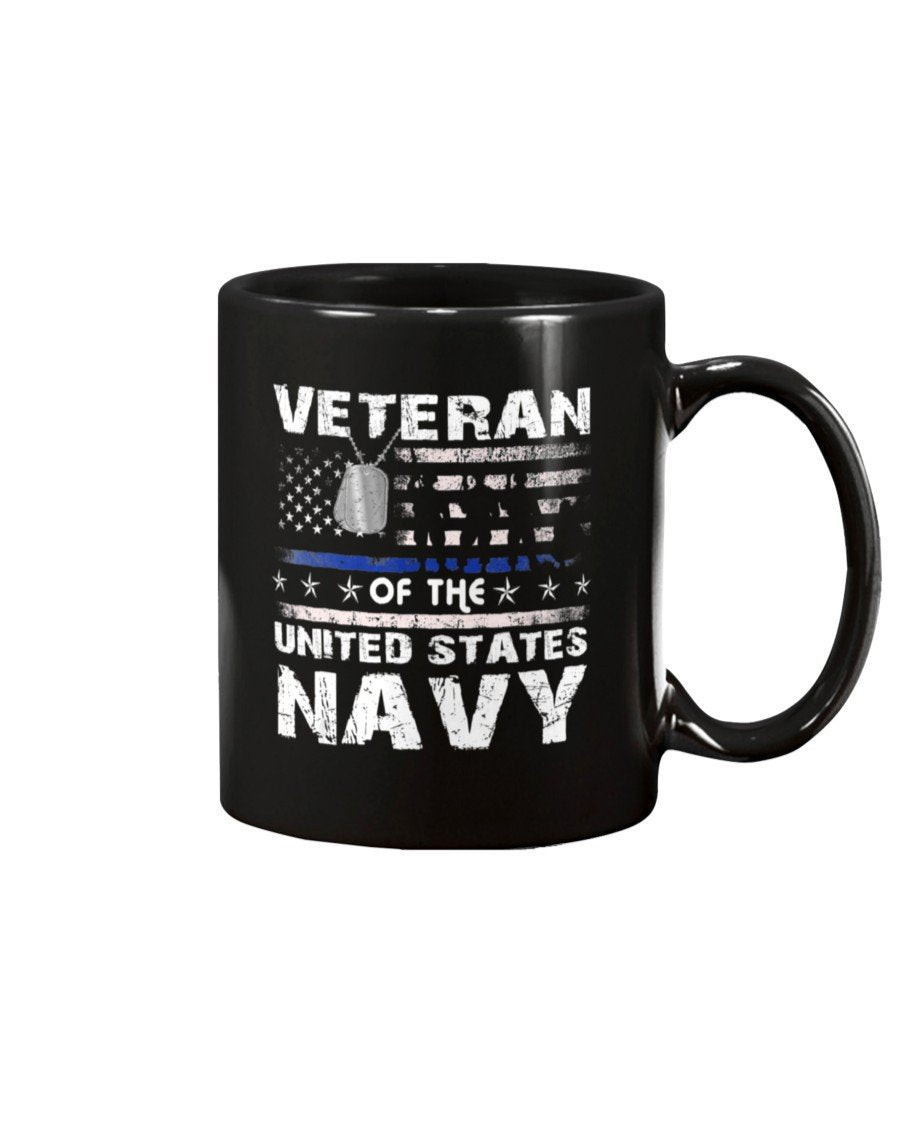 US Navy Veteran Gift Veterans Day American Flag Mug - ATMTEE