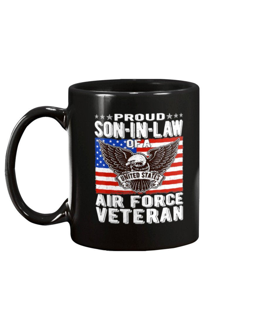 Proud Son In Law Of US Air Force Veteran Patriotic Military Mug - ATMTEE