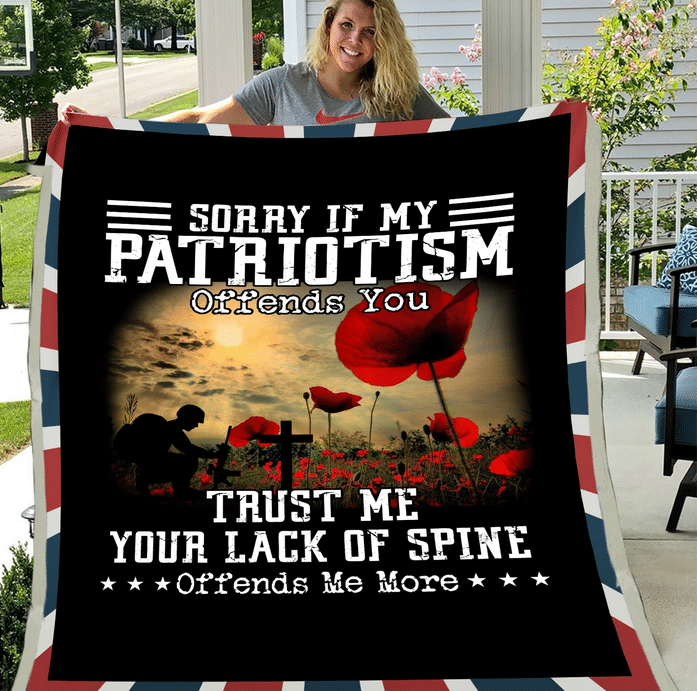 Veteran Blanket - Warrior, Blanket For Veteran, Us Veteran, Patriot, Quotes Blanket, Veteran ATM-USBl09 Fleece Blanket - ATMTEE