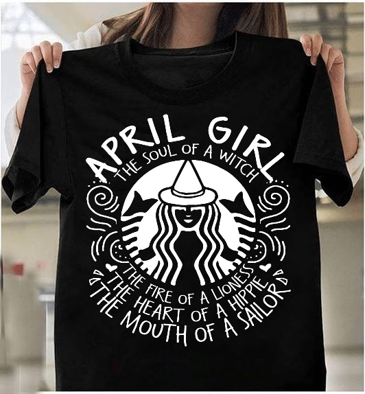 April Woman The Heart Of A Hippe T-Shirt