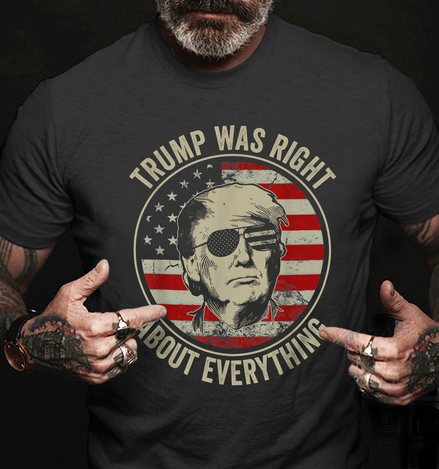 Trump Shirt, Trump Was Right About Everything T-Shirt KM0404