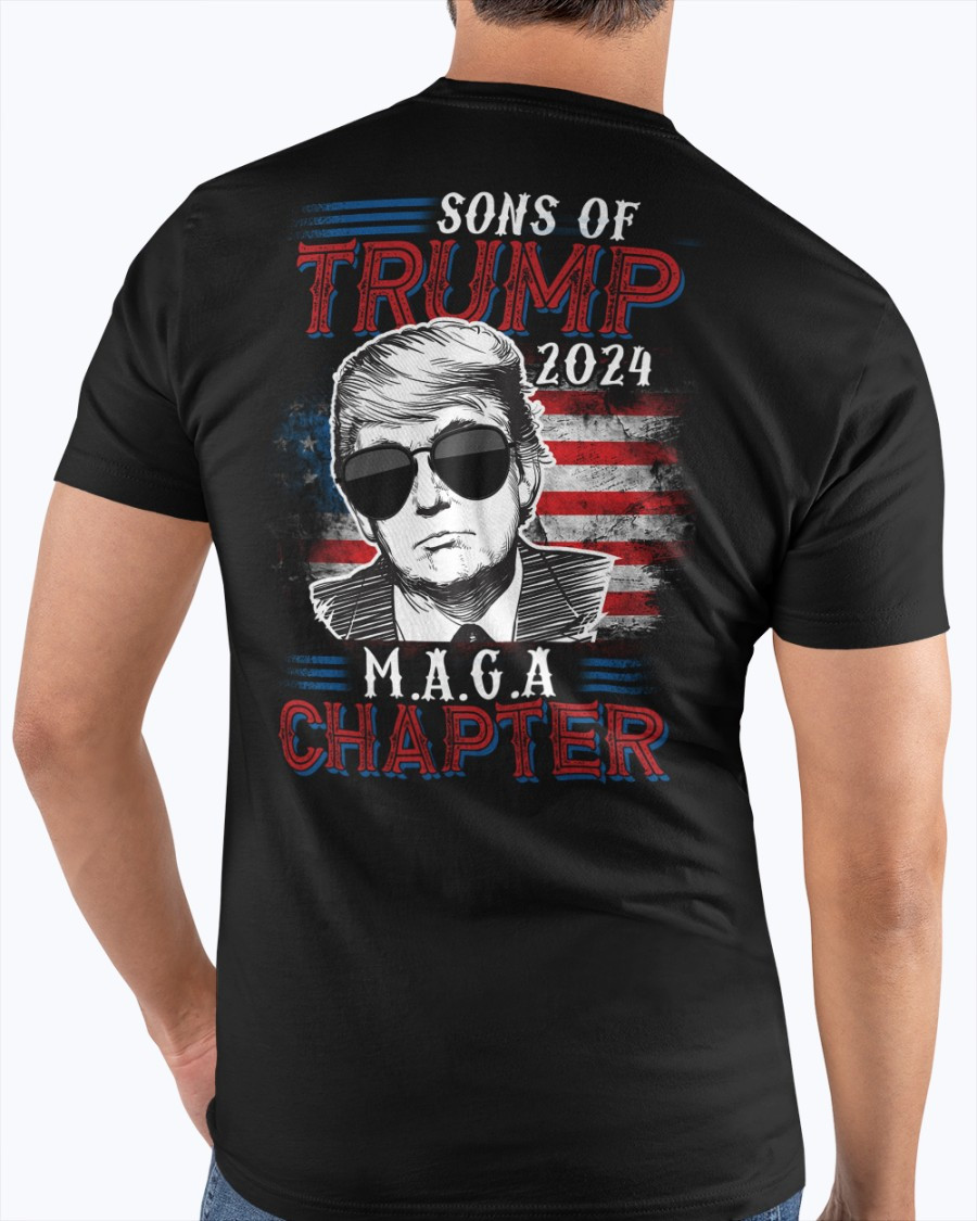 Trump Shirt, Sons Of Trump 2024, MAGA Chapter T-Shirt KM1304