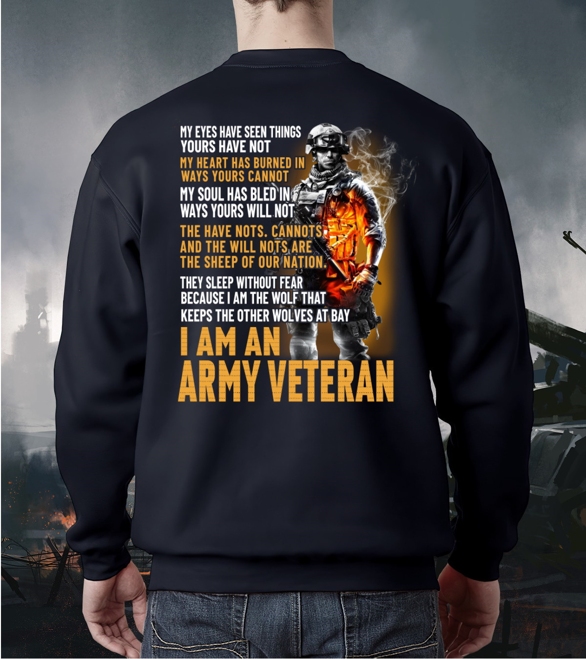 US Army Veteran, Army Veteran Shirt, I Am An Army Veteran Sweatshirt