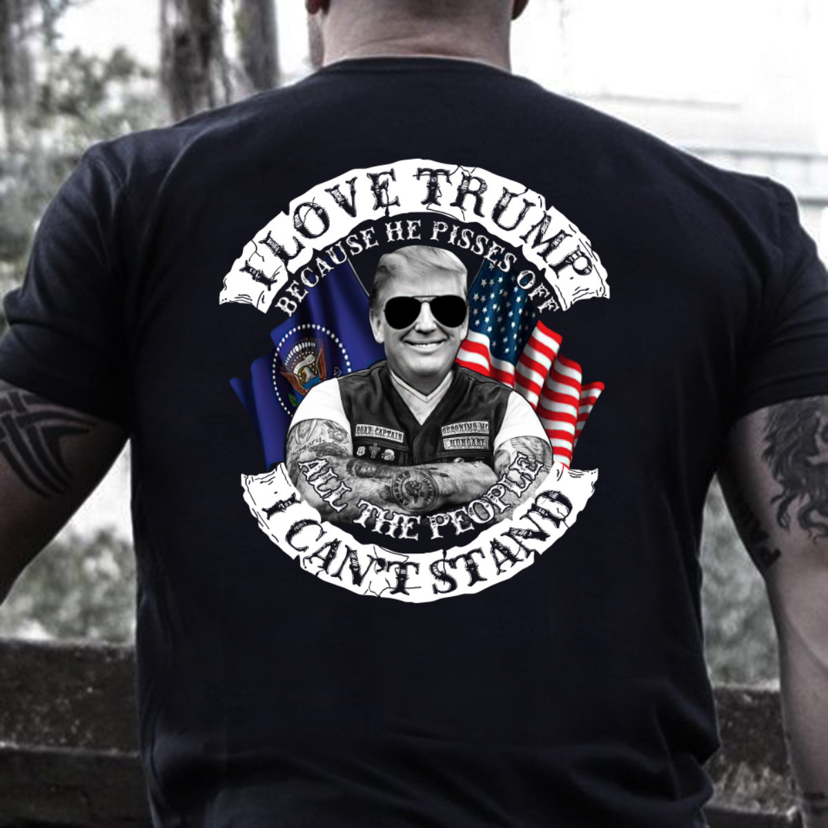 Trump Shirt, I Love Trump Because He Pisses Off All The People I Can't Stand T-Shirt KM1304