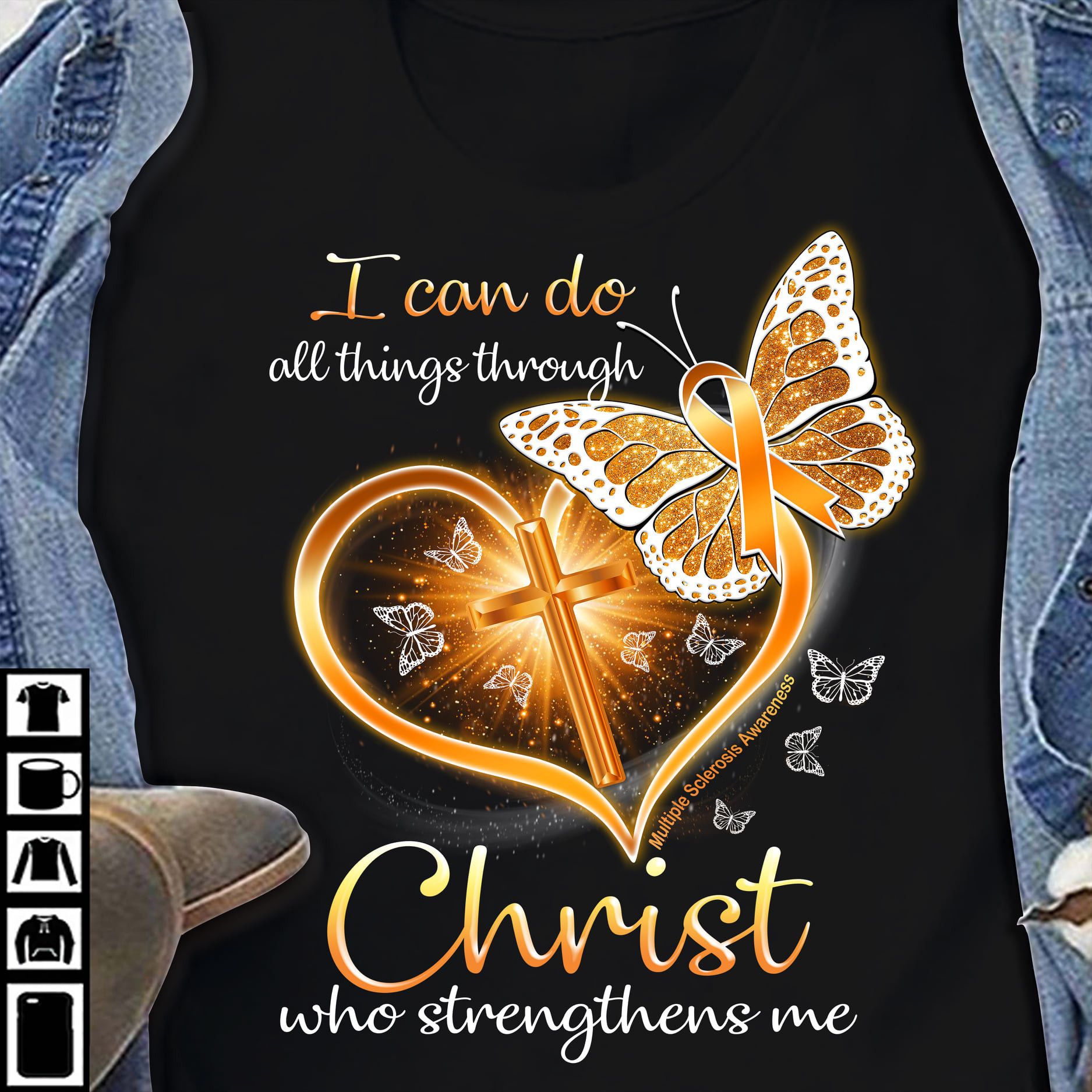 Christian Shirt, I Can Do All Things Through Christ Who Strengthens Me T-Shirt KM2104