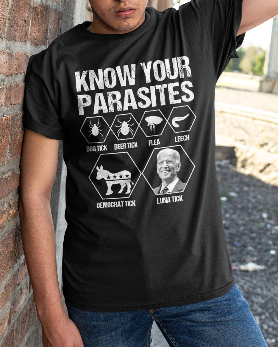 Anti Biden Shirt, Know Your Parasites T-Shirt KM2304