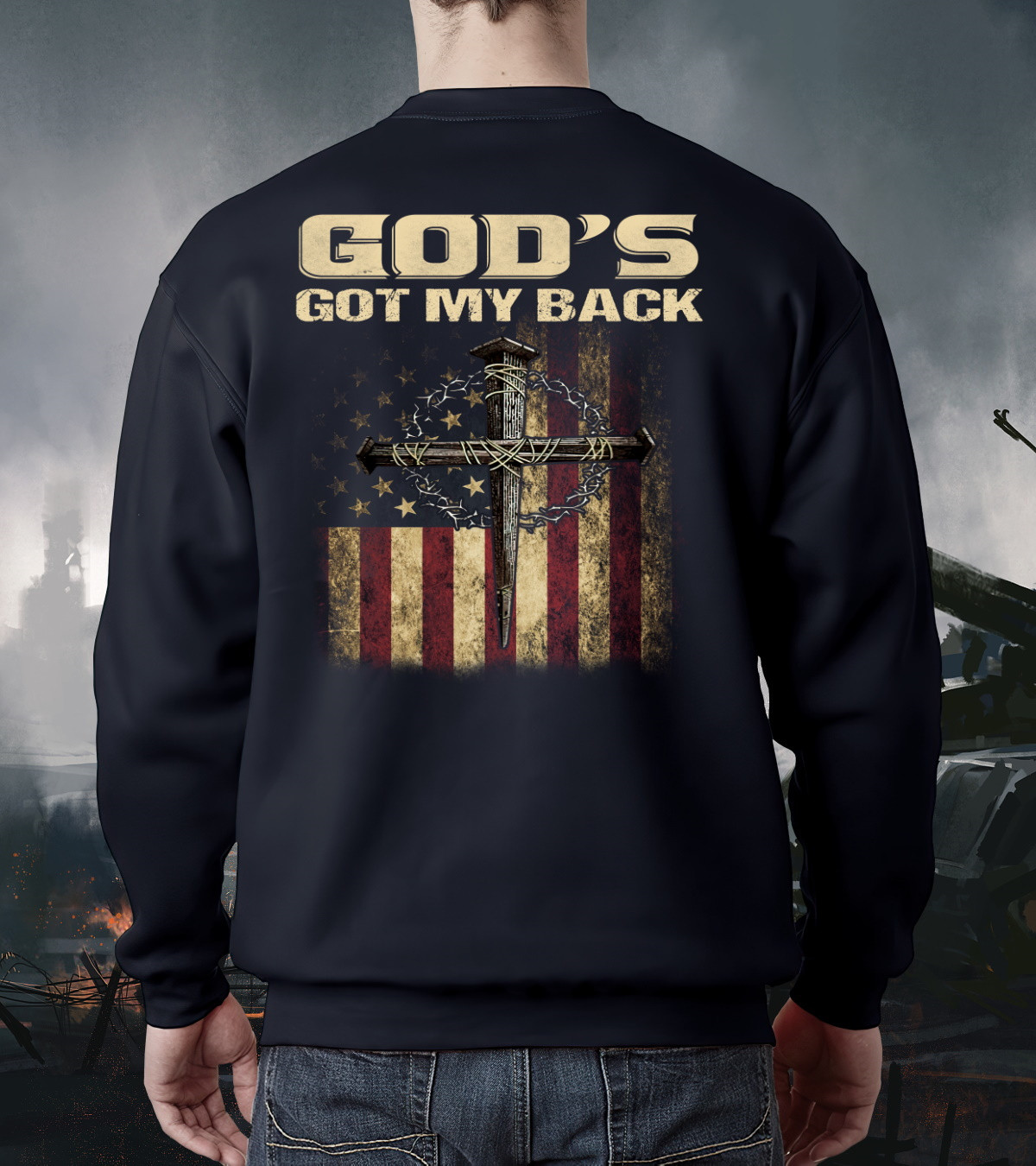 God's Got My Back Sweatshirt