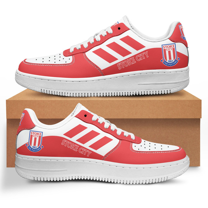 Stoke City F.C Air Force 1 AF1 Sneaker Shoes