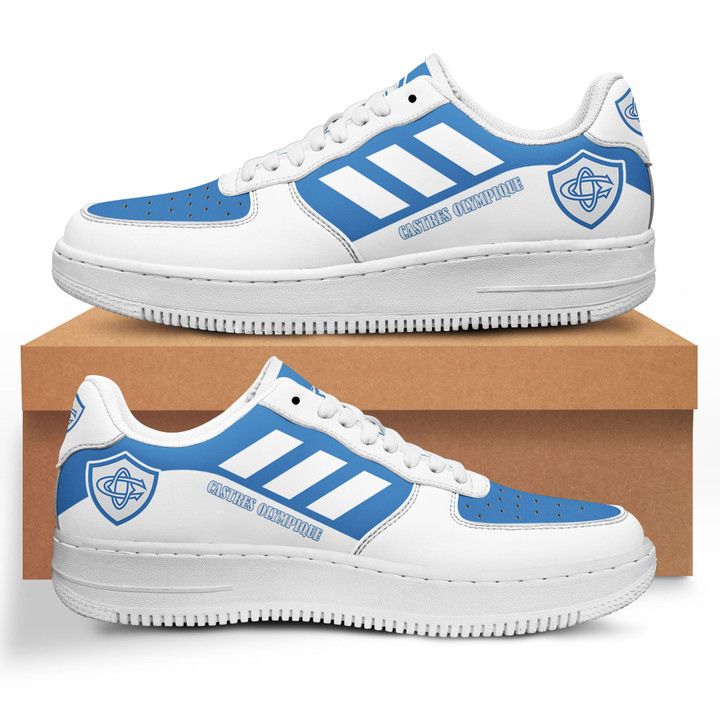 Castres Olympique Air Force 1 AF1 Sneaker Shoes