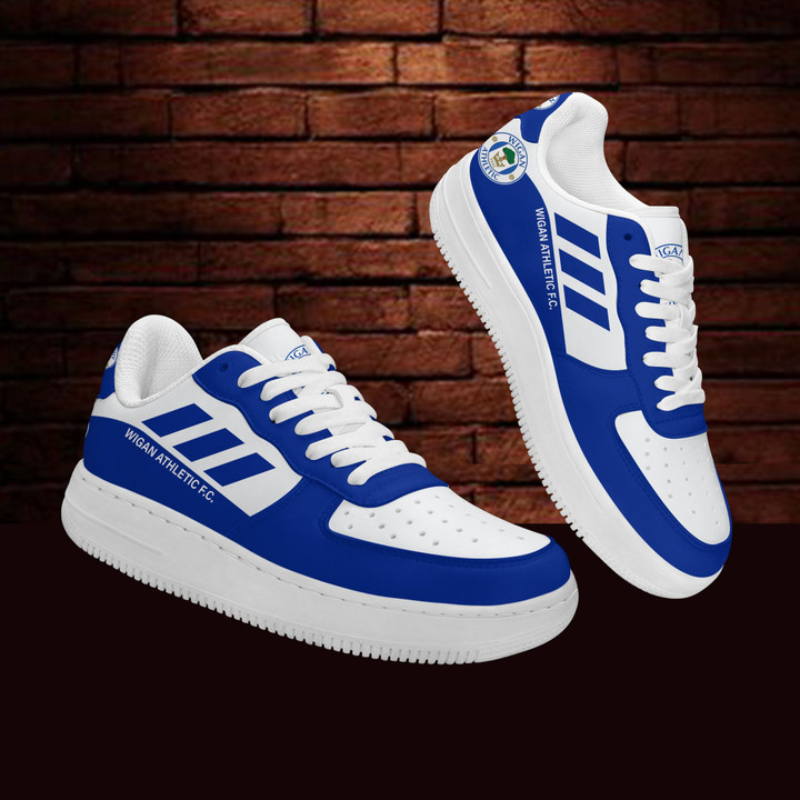 Wigan Athletic F.C Air Force 1 AF1 Sneaker Shoes