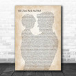 Bob Seger Old Time Rock And Roll Father & Child Song Lyric Art Print  - Canvas Print Wall Art Home Decor