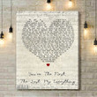 You're The First The Last My Everything Barry Script Heart Song Lyric Art Print - Canvas Print Wall Art Home Decor