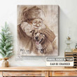 Personalized Photo And Name Housewarming Gifts Dog Memorial Decor Christmas Pet - Pet Lovers Customized Canvas Print Wall Art