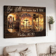 Housewarming Gifts Christian Decor Jesus Lion Be Still - Canvas Print Wall Art Home Decor