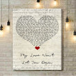 Little Mix My Love Won't Let You Down Script Heart Song Lyric Art Print - Canvas Print Wall Art Home Decor