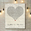 Hillsong United Another In The Fire Script Heart Song Lyric Art Print - Canvas Print Wall Art Home Decor
