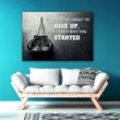Boxing Never Give Up Canvas Print Frames Canvas Print Frames Painting
