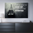 Boxing Never Give Up Canvas Print Frames Canvas Print Frames Painting  Aeticon Wrapped Canvas 8x10in