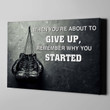 Boxing Never Give Up Canvas Print Frames Canvas Print Frames Painting