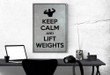 Home Gym Decor Keep Calm And Lift Weights Canvas Print Frames Canvas Print Frames Painting