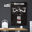 Personalized Women Fitness Home Gym Decor Motivational Canvas Print Frames Canvas Print Frames Painting
