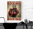 Boxing Motivational Quotes Canvas Print Frames Canvas Print Frames Painting For Home Gym Decor