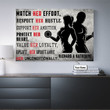 Personalized Home Gym Decor Couple Quotes Motivation Canvas Print Frames Canvas Print Frames Painting