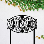Metal Garden Sign, Custom Garden Stake, Decor, Wedding, Anniversary Art Gift For Her, Gardening Lovers, Metal Laser Cut Metal Signs Custom Gift Ideas