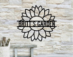 Personalized Garden Metal Art, Outdoor Metal Art, Garden Metal Art, Garden Sign, Outdoor Home Decor, Custom Garden Sign, Laser Cut Metal Signs Custom Gift Ideas 14x14IN