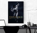 Motivational Quotes Canvas Print Frames For Home Gym
