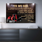Boxing To My Son Canvas Print Frames Canvas Print Frames Painting