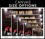 Boxing To My Son Canvas Print Frames Canvas Print Frames Painting