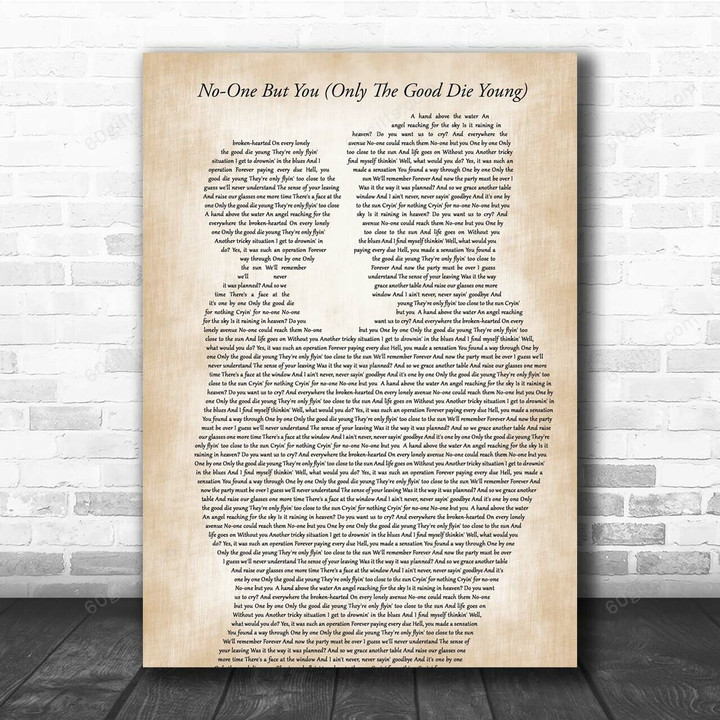 Queen No-One But You (Only The Good Die Young) Father & Child Song Lyric Art Print - Canvas Print Wall Art Home Decor