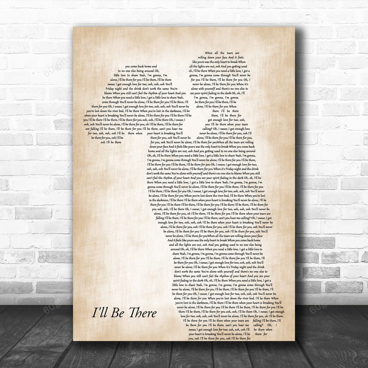 Jess Glynne I'll Be There Mother & Child Decorative Art Gift Song Lyric Print - Canvas Print Wall Art Home Decor