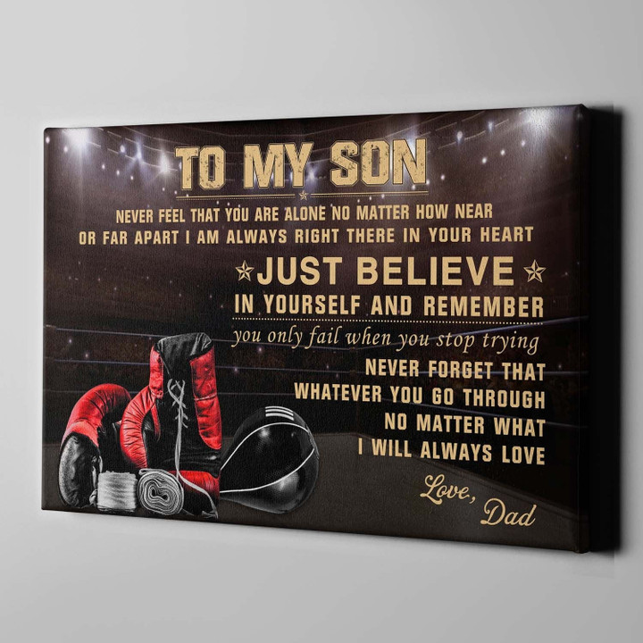 Boxing To My Son Canvas Print Frames Canvas Print Frames Painting  Aeticon Wrapped Canvas 8x10in