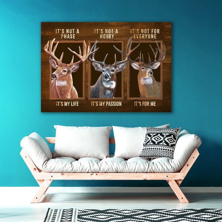 Deer Hunting Quotes It�EEEs not a phase Canvas Print Frames Canvas Print Frames Painting  Aeticon Wrapped Canvas 8x10in