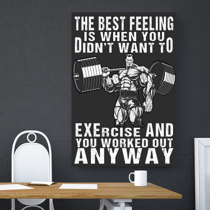Home Gym Decor Quotes Motivation Canvas Print Frames Canvas Print Frames Painting  Aeticon Wrapped Canvas 8x10in