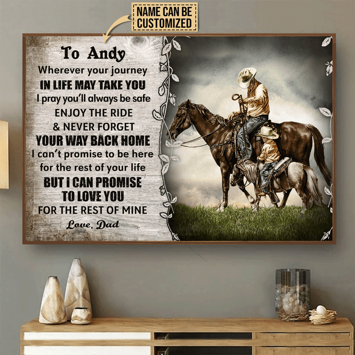 Personalized Canvas Painting Frames Home Decoration Horse Wherever Your Journey  Framed Prints, Canvas Paintings