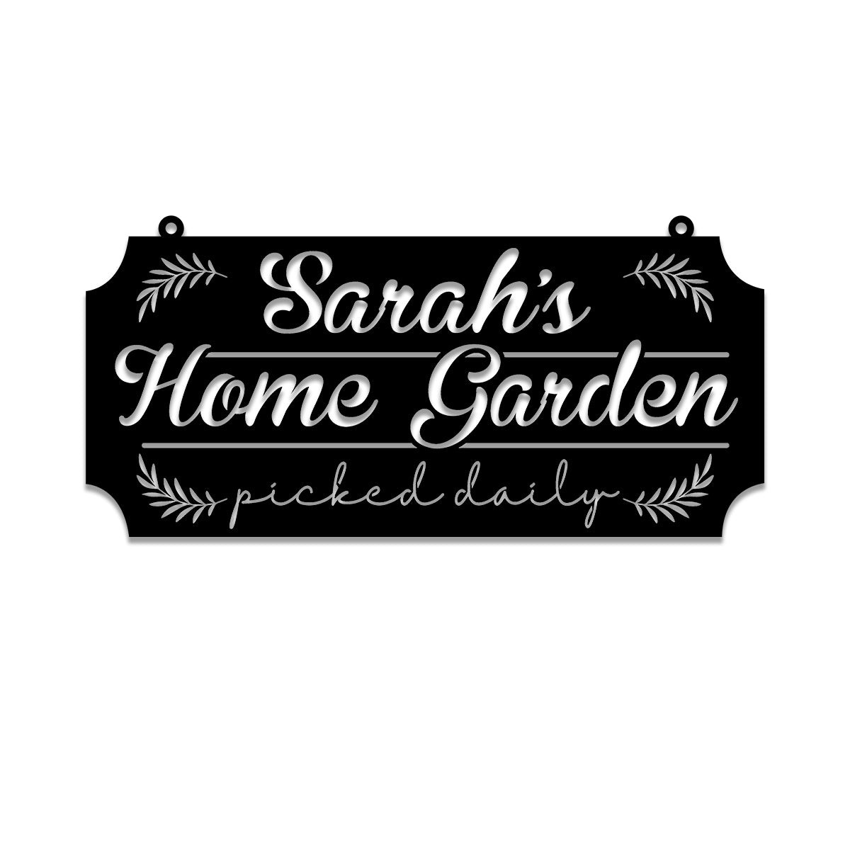 Personalized Metal Garden Sign, Garden Stake, Home Decor, Gift For Her, Gardening Lovers, Metal Laser Cut Metal Signs Custom Gift Ideas 14x14IN
