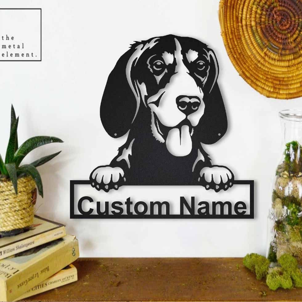 Personalized Gordon Setter Dog Metal Sign Art, Custom Gordon Setter Dog Metal Sign, Birthday Gift, Animal Funny, Laser Cut Metal Signs Custom Gift Ideas 14x14IN